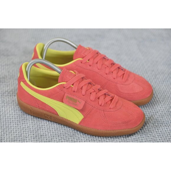 New! Size: 5.5 Women | PUMA Palermo | Color: Salmon/Lime Sheen/Gum | 397643-22 - Picture 15 of 16
